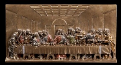 Wandrelief Ikone - Das letzte Abendmahl - Wand Bild Veronese da Vinci Leonardo - Bild 1 von 3