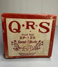 QRS Vintage Player Piano Roll Sound Of Music XP-129 7 Musical Selections