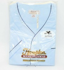 Mid Century Modern Hampton Pajama Knit Blue Summer Short Sleeve XL Extra Large