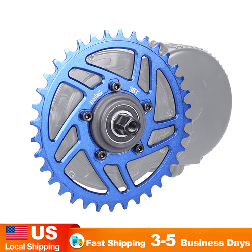 BAFANG BBS01 BBS02 36T Blue Black Chainring Narrow Wide Single Chainwheel  eBike | eBay