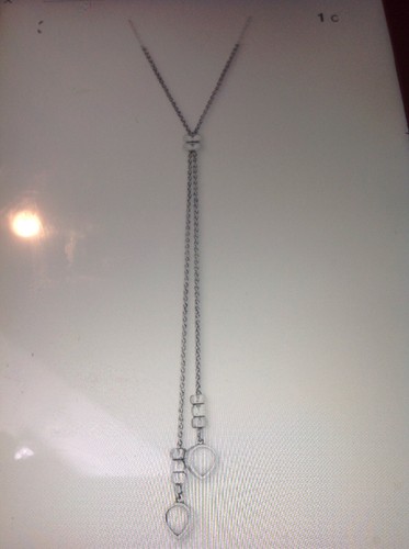 Pearl Stone Lariat Necklace | eBay