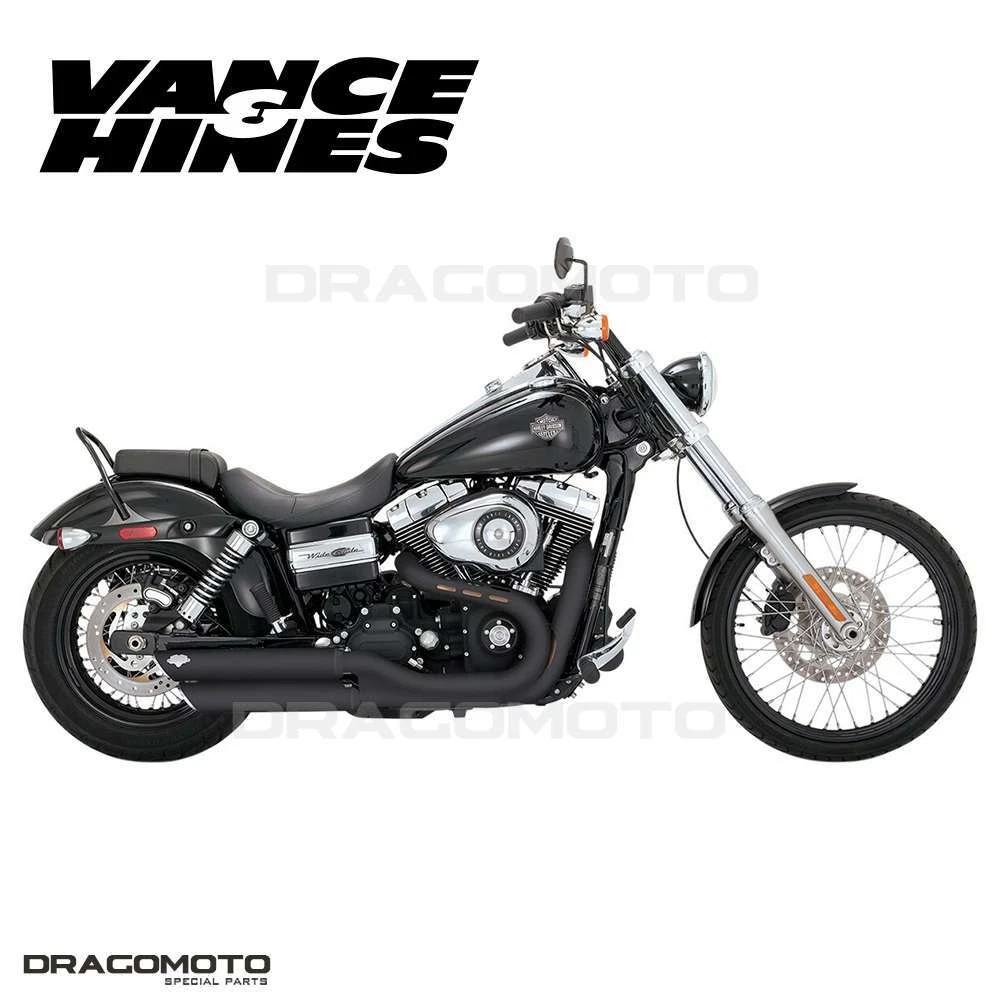 Harley FXDF 1584 Dyna Fat Bob 2008 2011 46845 Auspuff Vance Hines