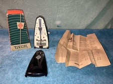 vintage Taktell black metronome with box and instructions W. Germany 6.5