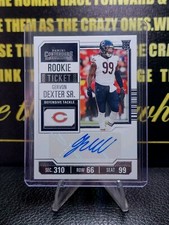 2023 Contenders Gervon Dexter Sr Rookie Ticket Auto