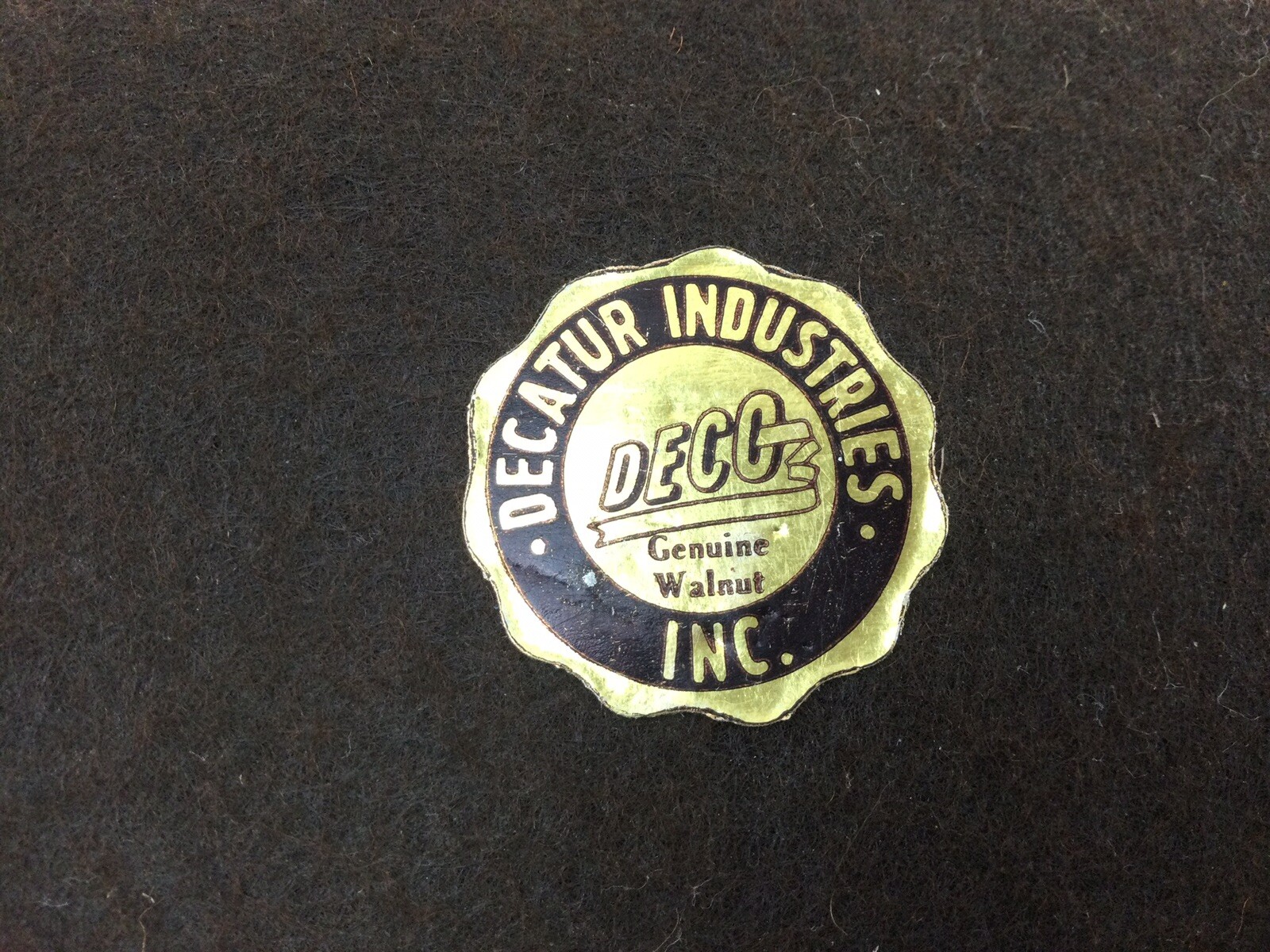 Vintage Decatur Industries Inc Genuine Walnut 6 Pipe Wooden Stand