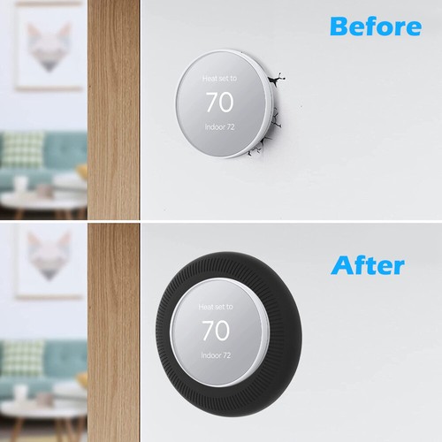 Nest Thermostat Silicone Back Plate Black Digital Thermostats Home - 第 10/11 張圖片