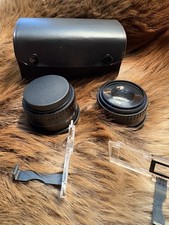 Minolta Hi-Matic AF2 AUXILIARY LENS SET - Telephoto/WideAngle with box