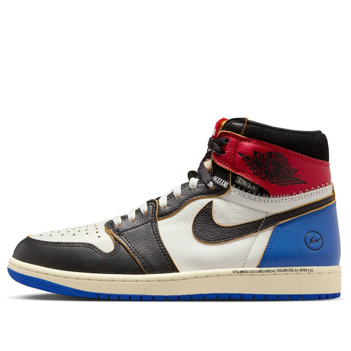 IO7847 002 Air Jordan 1 Retro High OG Fragment Union LA Varsity