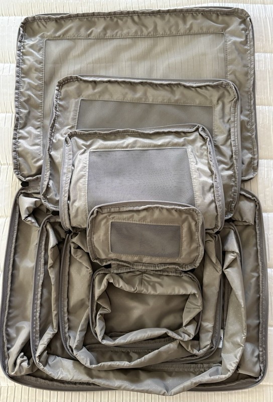 MONOS COMPRESSIBLE PACKING CUBES Gray SET OF FOUR