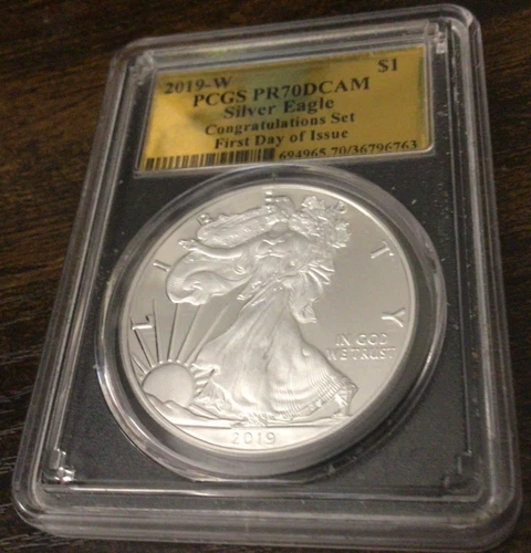 2019-W American Silver Eagle * Congratulations Set * PCGS PR70 DCAM * FDOI
