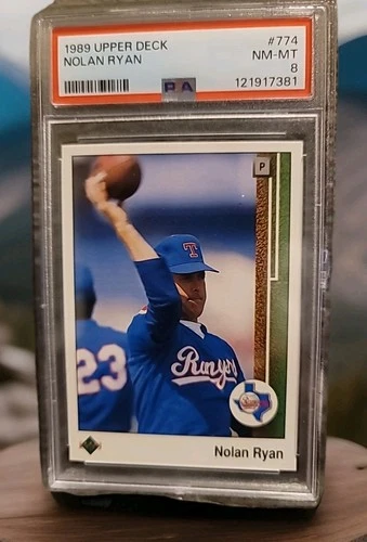 1989 Upper Deck - Nolan Ryan #774 PSA 8