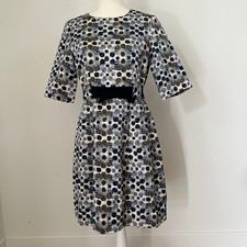 Carolina Herrera Printed Knee-Length Dress Polka Dots sz 6