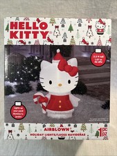GEMMY Airblown 3 1/2 Foot Hello Kitty Christmas Inflatable
