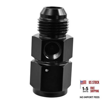 #ad Gauge Port Fuel Pressure Take off Fitting Adapter Aluminumwith AN8 AN8 M 1 8 $9.14