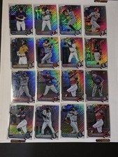 16 Card Lot 2022 Bowman Chrome Mega Box Refractors All 1st Bowman Cards Muncy +