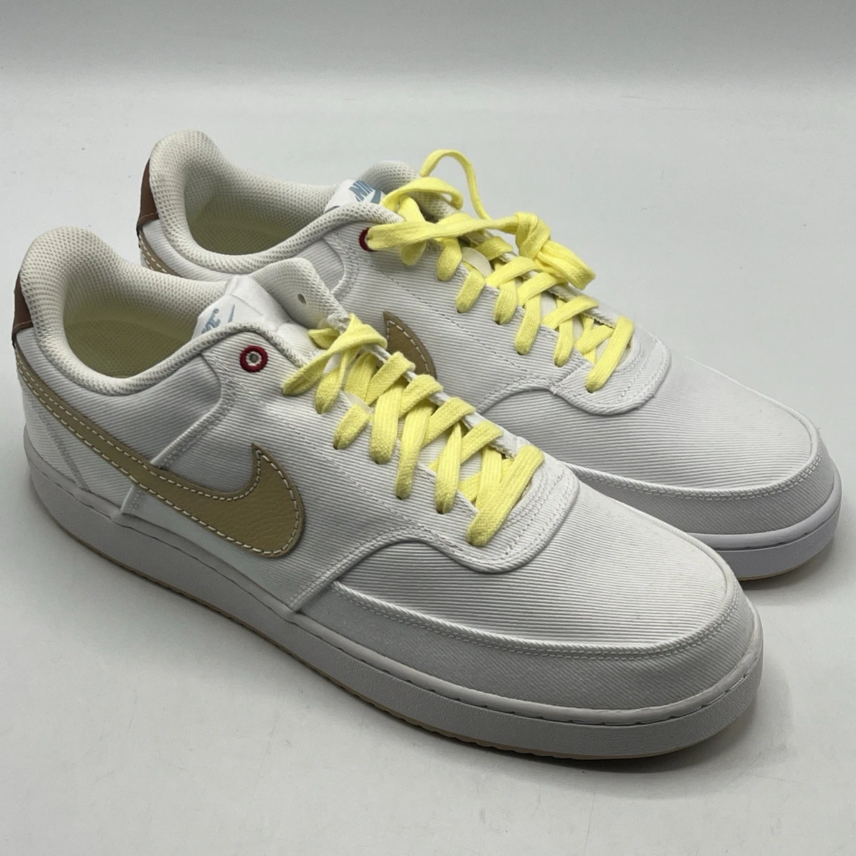 Nike Court Vision Low Canvas Sneakers Mens Size 10.5 White Sesame DV0736-100 $_57.JPG?set_id=880000500F main image 2