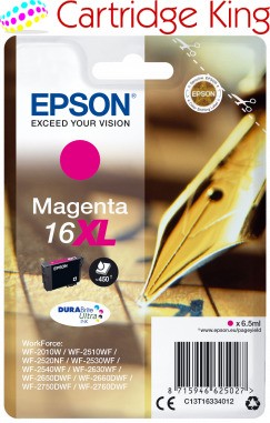Epson Original T1633 Series Pen & Crossword Magenta Ink Cartridge 6.5ml