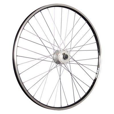 Laufrad 28 Zoll Vorderrad Hohlkammer Shimano Nabendynamo Schnellspanner schwarz