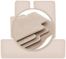 PREMIUM beige Fußmatten: Mercedes G W461 SUV 1978-2008 PREMIUM beige Fußmatten: Mercedes G W461 SUV 1978-2008