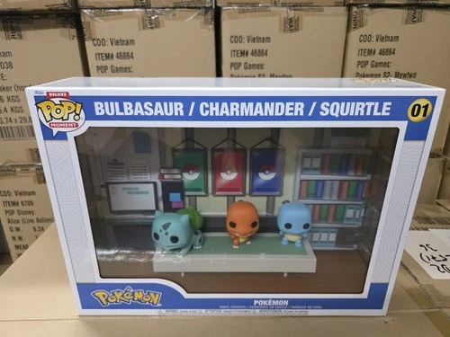 Funko Pop! Moments Deluxe :Pokémon - Bulbasaur /Charmander / Squirtle #01