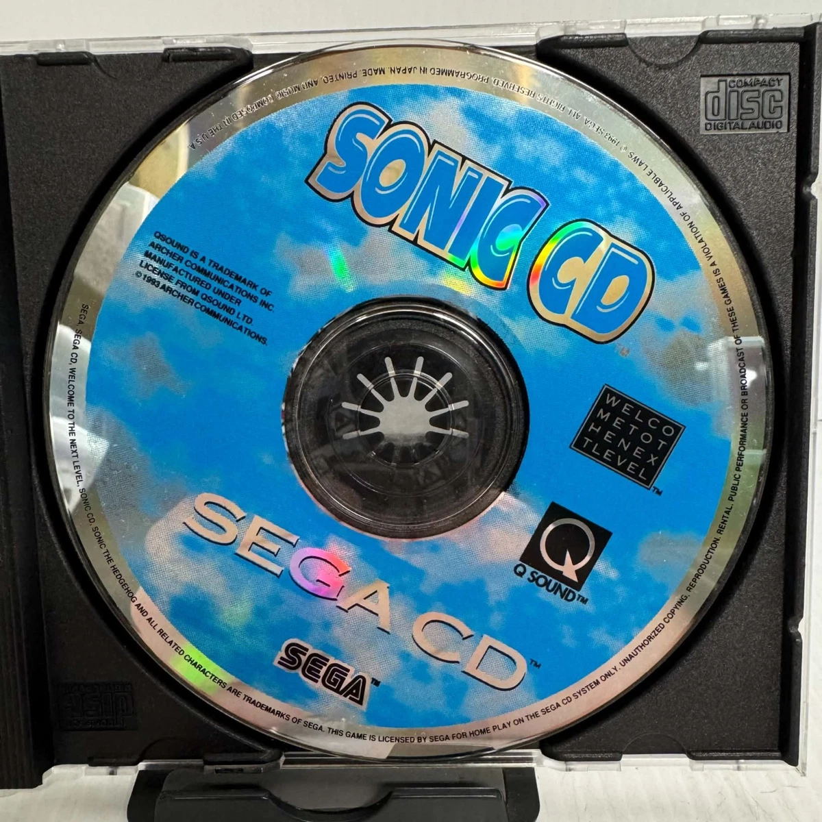 SEGA！NEOSONICARTS／ CD SEGA Video Games Sonic CD 1993 Just Listed 2026