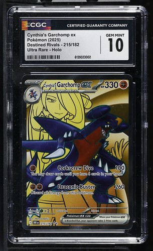 Cynthia's Garchomp ex graded CGC 10 for sale on eBay