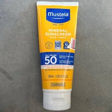 Mustela Baby Mineral Sunscreen Lotion SPF 50 - Face  Body 09/25 