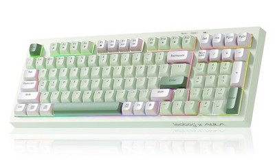 x Aula Gaming Keyboard, Wireless Creamy Keyboard, Bluetooth Computer Keyboard...