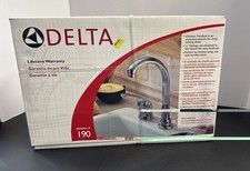 DELTA Faucet Single Handle Two Hole Kitchen Prep 190 - NIB