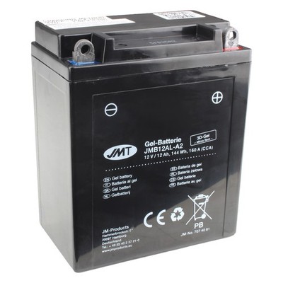 Gel Batterie JMT B12AL-A2 12 V 12 Ah 160 A 134 x 80 x 161 mm