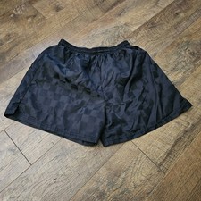 Title:Vintage TAL Black Checkered Nylon Running Shorts Large Made in USA...