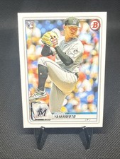 2020 Bowman Jordan Yamamoto RC Miami Marlins #6