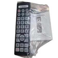 RadioShack Unisex OS Universal Remote Control Black Big Button 15-310 New