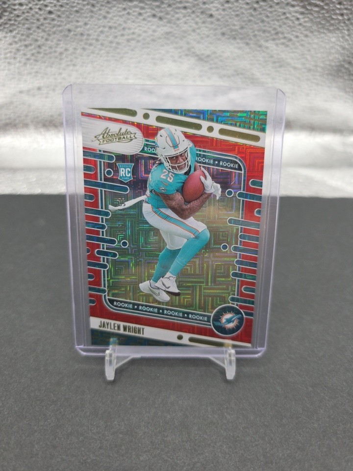 2024 Panini Absolute - Rookies Red & Green Teal #183 Jaylen Wright (RC)