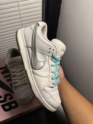 Nike Diamond Supply Co. x Dunk Pro SB Low White Diamond Size 12