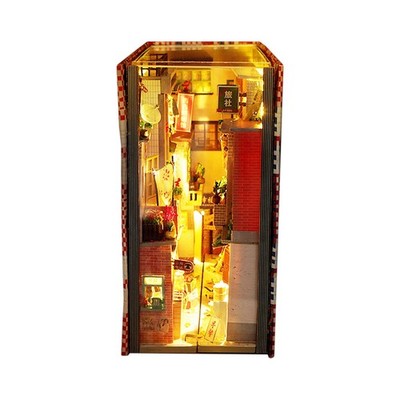 DIY Kabine Zusammenbauen ein 3D Hausmodell DIY Modell DIY Buchhütte I3Q39989