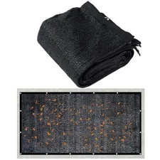 8 Ft. X 12 Ft. Pool Leaf Net Cover Rectangle Inground Swimming Pool Cover with R