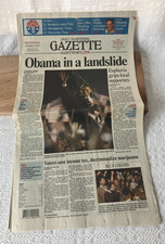 President Obama Elected/Inaugurated Daily Hampshire Gazette Newspaper President Obama Elected/Inaugurated Daily Hampshire Gazette Newspaper