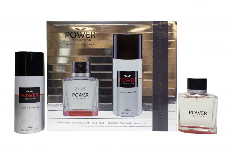 Antonio Banderas Power of Seduction Gift Set 100ml EDT + 150ml Deodorant Spray - Image 2