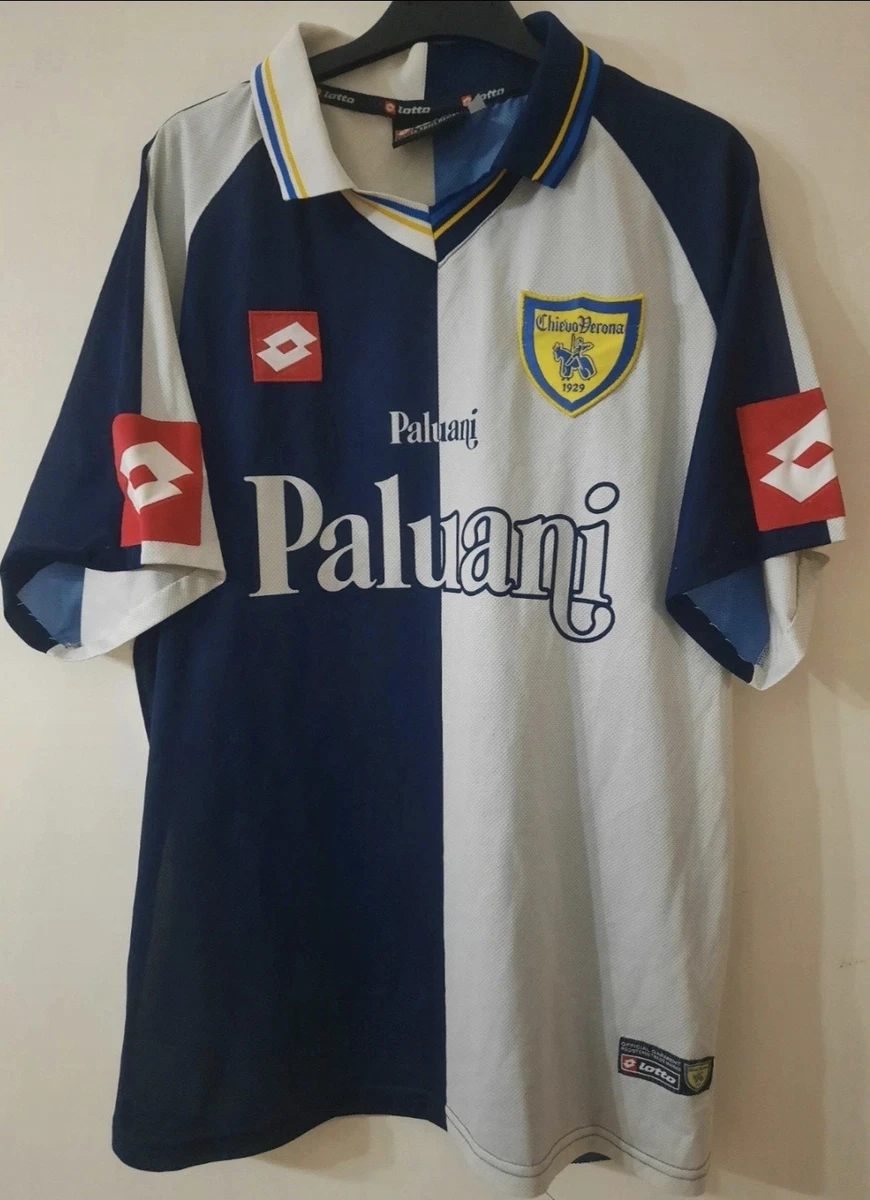 Maillot Hellas Verona 2000/2001 - Mutu #10 - Lotto - Taille L - Amica Chips