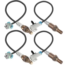 Front Downstream Oxygen O2 02 Sensor For 2007-2008 GMC Acadia 3.6L Heated 4pcs
