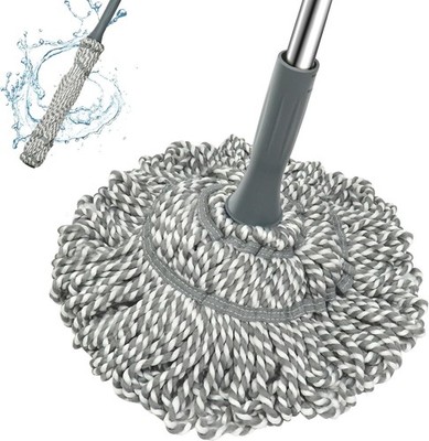 Self Wringing Mop - Easy Squeeze Twist Mop with 52.5 Inch Long Handle, Heavy