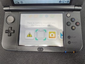 Nintendo 3DS XL Metallic Black Handheld Console RED-001 (No Stylus) *READ* USED