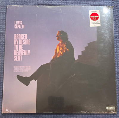 Lewis Capaldi Broken By Desire To Be Heavenly Sent LP Blue Vinyl Sealed