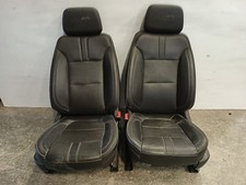Note Pair Heated Cooled Black Leather Front Seats From 2021 Silverado 2500 996