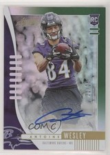 2019 Absolute Rookie Green Spectrum Signatures 21/25 Antoine Wesley Auto 1b9b