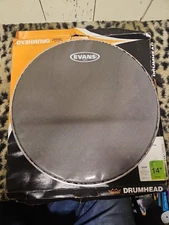 Evans Hybrid Marching Snare Drum Batter Head Gray 14in