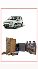 Kit Tagliando+candele fiat 500 fiat panda 169 1.2 benz. + 3 lt. mobil 10w40