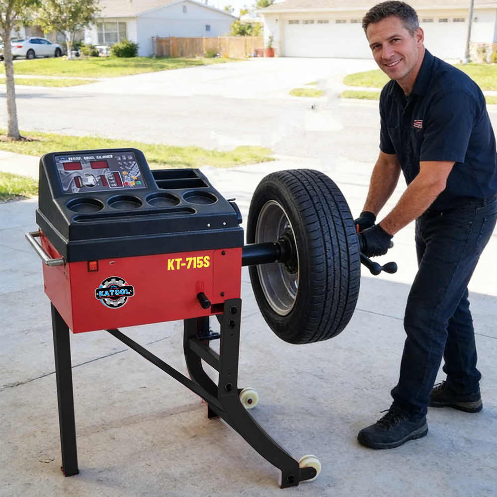 Professional Auto Wheel Balancer Portable Car Tire Balancer for Tire ...
