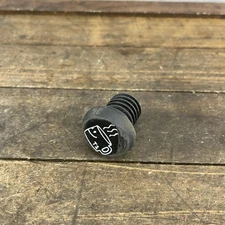 Terrible One T1 BMX Grip Bar End Plug Single Rubber Coffee Cup Logo Black Bike